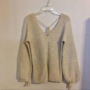Bell Sleeve Knit Sweater